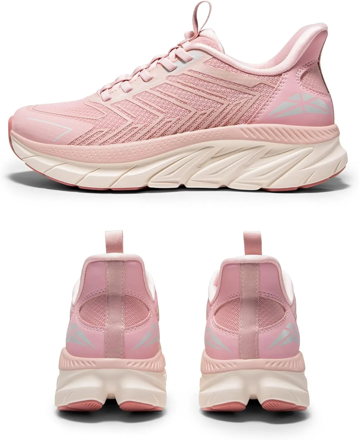 Women's Slip On Walking Shoes Running Comfortable Tennis Breathable Non Slip Athletic Gym Workout Cross Training Fashion Sneakers