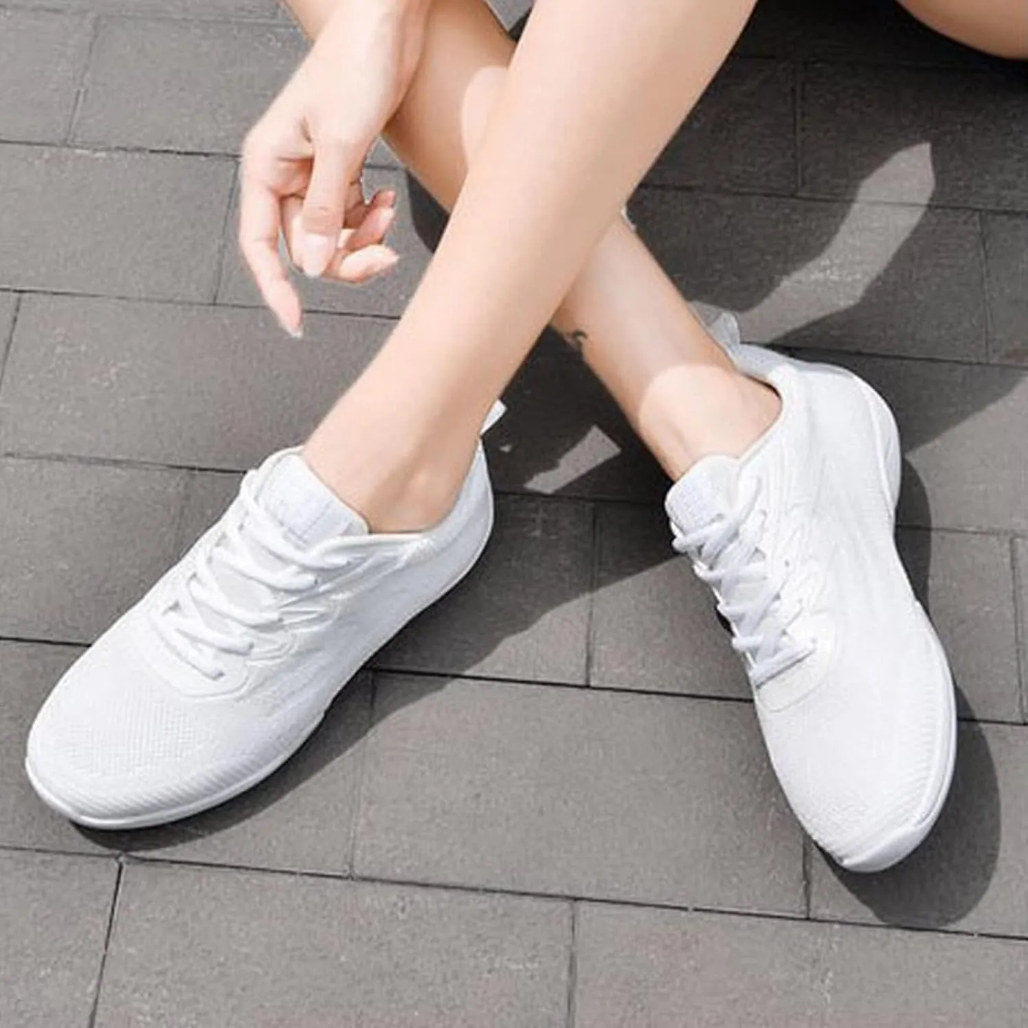 Women's Sneakers Athletic Sport Running Shoes Lace Up Non Slip Work Shoes Women Breathable Casual Shoes Slip On Slip On Sneakers Slip On Tennis Shoe Cross Trainer Shoe