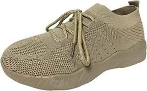 Womens Walking Shoes Tennis Running Shoes Work Gym Tennis Athletic Sports Breathable Lightweight Sneaker Comfort Mesh Soft Sole Non Slip Fashion Athletic Sneakers