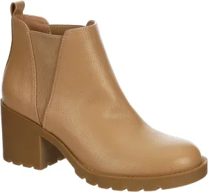XAPPEAL Laura - Women's Block Heel Slip-On Chelsea Boot with Lug Sole