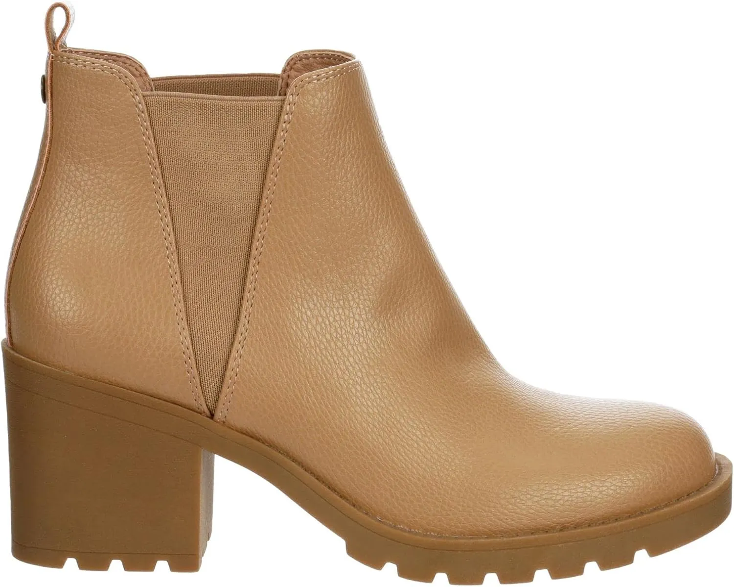 XAPPEAL Laura - Women's Block Heel Slip-On Chelsea Boot with Lug Sole