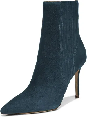 XYD Women Stylish Stretchy Ankle Boots Pointy Closed Toe Pull On Stilettos High Heel Elastic Short Booties Fashion Fall Winter Dress Shoes