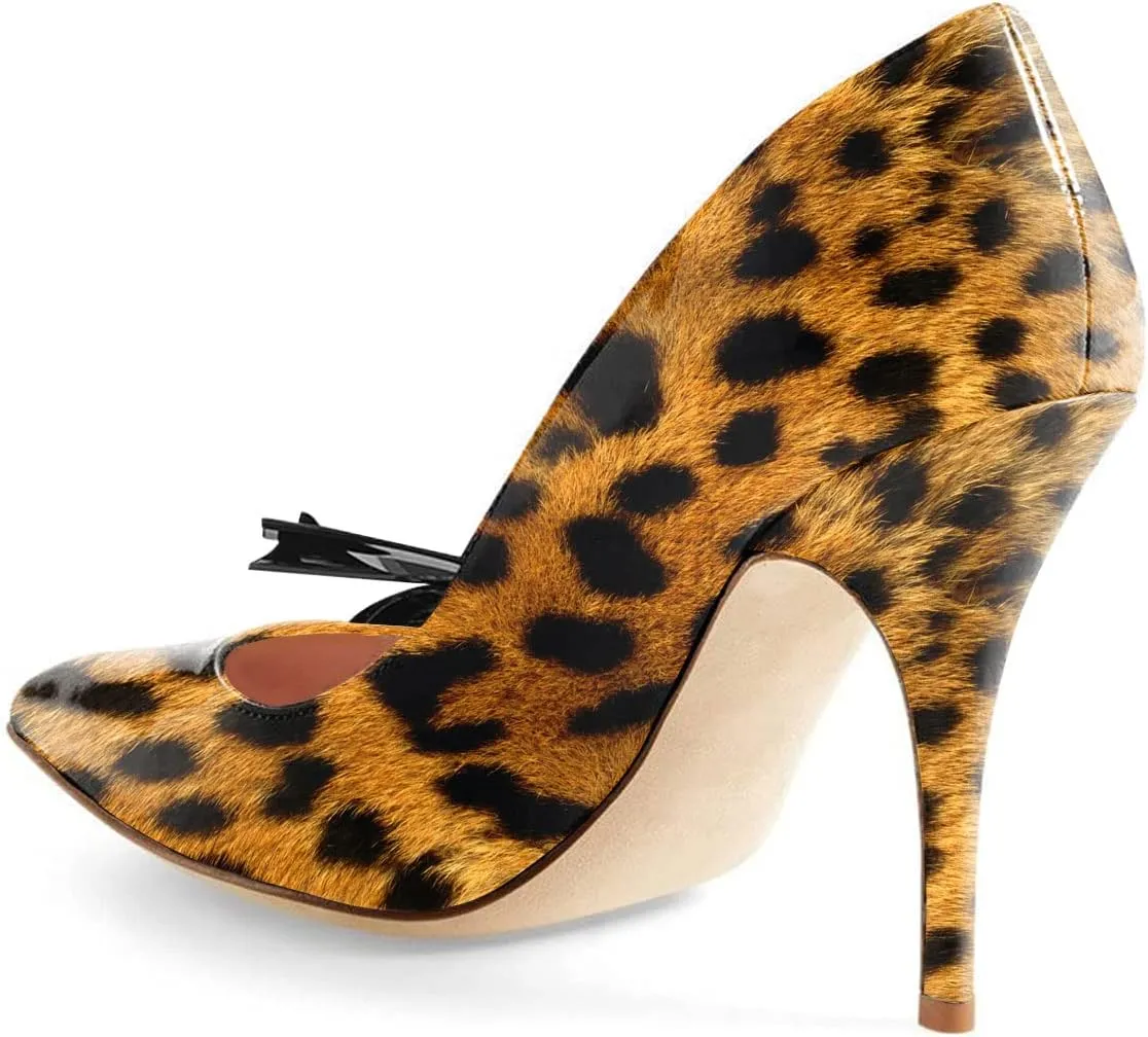 YDN Women Stylish Slip on Pumps Pointed Toe Stiletto High Heels Dress Sandals with Bows Prom Wedding Party Shoes Size 4-15 US