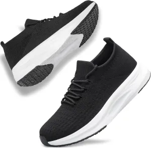 YHOON Womens Slip on Walking Shoes Comfort Sock Shoes Non Slip Mesh Casual Running Sneakers