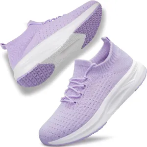 YHOON Womens Slip on Walking Shoes Comfort Sock Shoes Non Slip Mesh Casual Running Sneakers