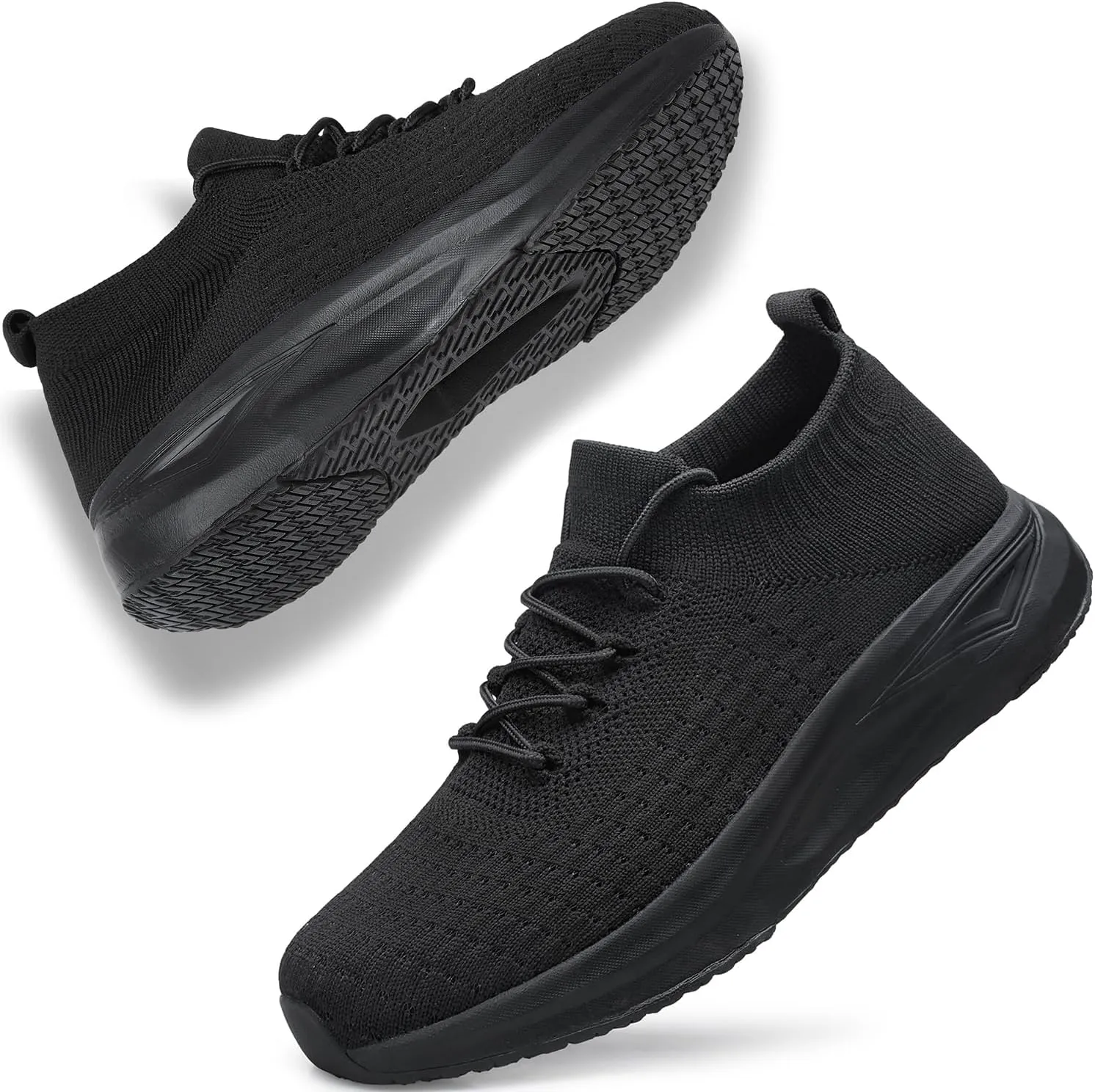 YHOON Womens Slip on Walking Shoes Comfort Sock Shoes Non Slip Mesh Casual Running Sneakers