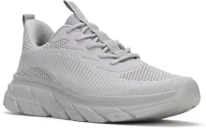 ZOVE Running Shoes for Women Slip On Supportive Walking Sneakers Comfort Ultra Light Tennis Sports Shoes Breathable Gym Workout Cross Training Sneakers Grey 38