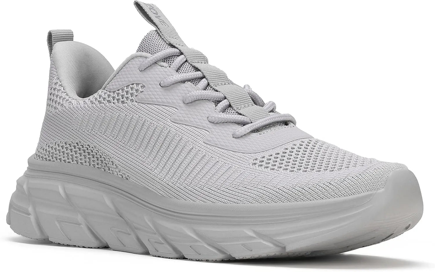 ZOVE Running Shoes for Women Slip On Supportive Walking Sneakers Comfort Ultra Light Tennis Sports Shoes Breathable Gym Workout Cross Training Sneakers Grey 38